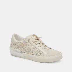 ZINA SNEAKERS CREAM BLUE LACE