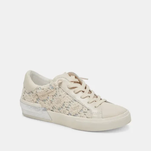 ZINA SNEAKERS CREAM BLUE LACE