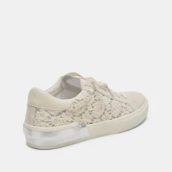 ZINA SNEAKERS CREAM BLUE LACE