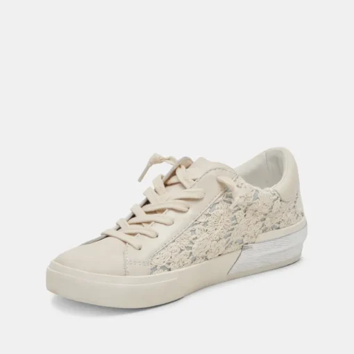 ZINA SNEAKERS CREAM BLUE LACE