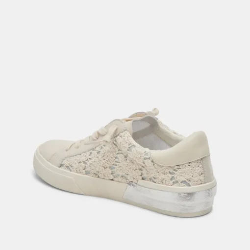 ZINA SNEAKERS CREAM BLUE LACE