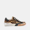 ZINA SNEAKERS LEOPARD BLACK CALF HAIR