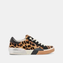 ZINA SNEAKERS LEOPARD BLACK CALF HAIR