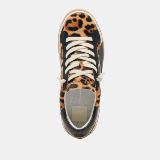 ZINA SNEAKERS LEOPARD BLACK CALF HAIR