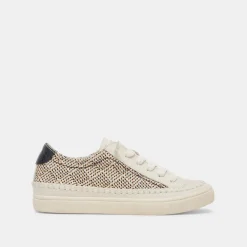 ZOLEN SNEAKERS BLACK NATURAL RAFFIA