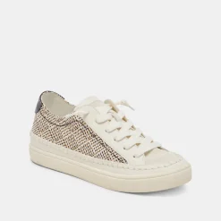 ZOLEN SNEAKERS BLACK NATURAL RAFFIA