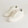 ZOLEN SNEAKERS WHITE PERFORATED LEATHER